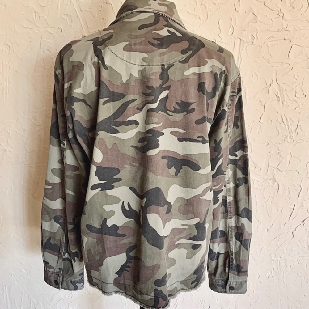 Anthropologie Sanctuary Camo Print Jacket NWT - Picture 8 of 12